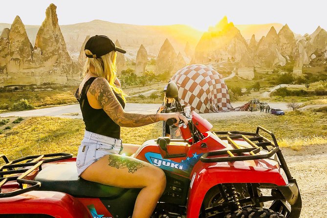 Cappadocia Adventures: Sunset ATV Tour - Swords Valley: fairy chimneys shaped like blades