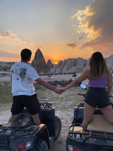 Cappadocia: ATV Adventure Tour with Transfer - Rose Valley in Göreme: quick photos and a bit of walking