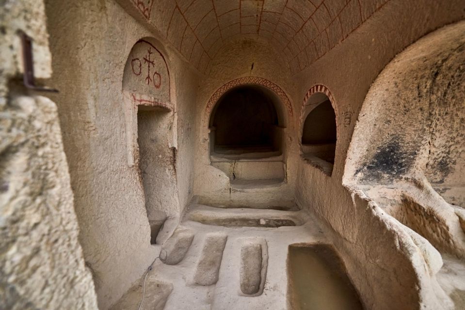 Cappadocia: Blue Tour with Entry Fees and Lunch - Çavuşin Cave Village: rock castle stories and troglodyte life