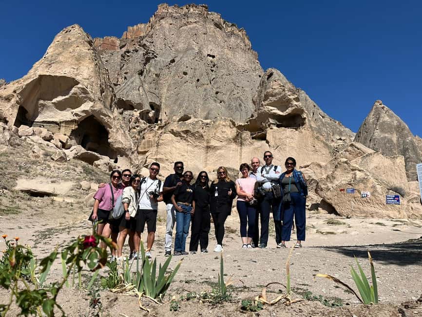 Cappadocia: Derinkuyu, Selime, Nar Crater Lake & Ihlara Tour - Goreme, Uçhisar, and Pigeon Valley viewpoints: where the photos start making sense