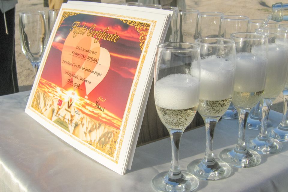 Cappadocia: Discover Sunrise on a Hot Air Balloon - The Landing Moment: Champagne, Certificates, and Crew Skill