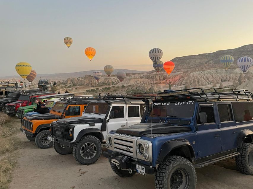 Cappadocia: Jeep Safari with Mini Underground City - White Valley ridges: crisp color and big shape