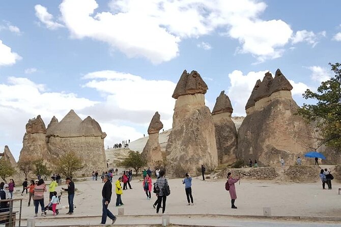 Cappadocia Red Tour Lunch + Guide + Museum Tickets /Small Group - Love Valley: Fairy Chimneys Near Vineyards and Orchards