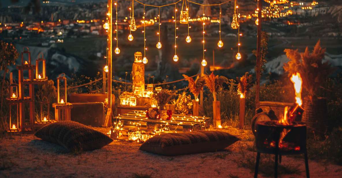 Cappadocia: Romantic Concept Dinner in the Valley - The “concept” dining setup: rustic decor, lantern lighting, and privacy