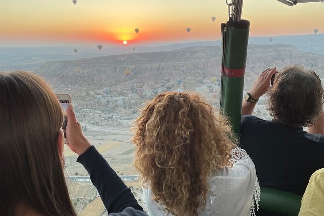 Cappadocia Sunrise Hot Air Balloon Flight / Discovery Balloons - Hotel pickup and the inflation-time photo stop (the calm before lift-off)