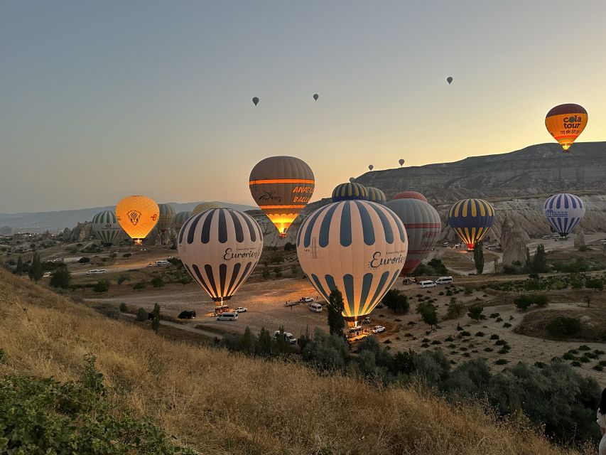Cappadocia: Sunrise Hot Air Balloon Watching Tour - Sunrise Balloons Without the Height Stress