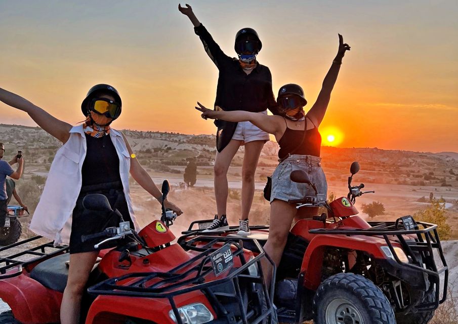 Cappadocia: Sunset or Daytime ATV Adventure Tour - The Route: Pickup, Practice, Then Sword, Love, Monastery, Rose