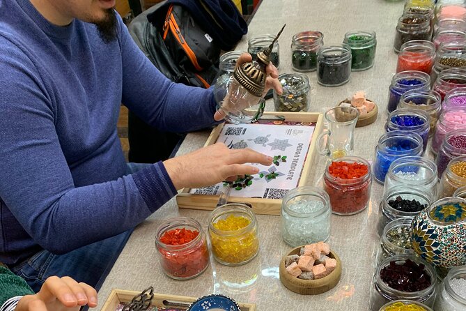 Cappadocia: Turkish Mosaic Lamp Workshop in Göreme - All Included - The hands-on build: glass pieces, beads, and real guidance