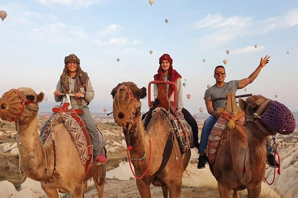 From Cappadocia: Sunrise or Sunset Camel Riding Day Trip - Walking, Sightseeing, and the Photo Stop Reality