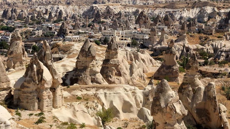 Full Day Cappadocia Red/Green Combined Tour in 1 Day w Lunch - Uchisar Fortress plus lunch: views first, then food