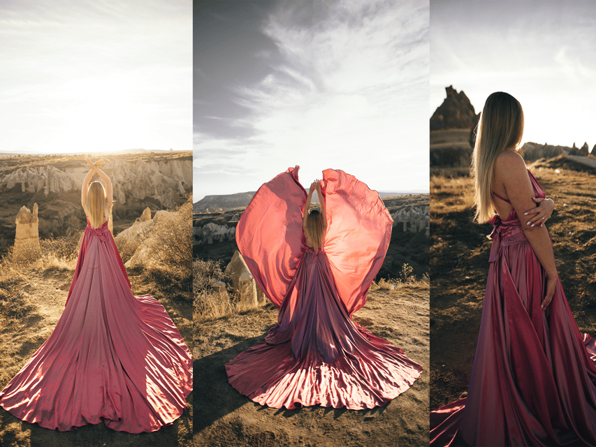 Göreme: Cappadocia Satin Flying Dress Rental - How the Göreme Flying Dress Rental Works (and what you’re paying for)