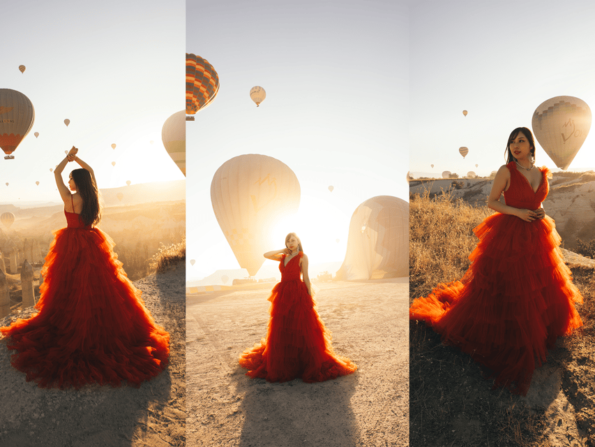 Göreme: Cappadocia Satin Flying Dress Rental - Sunrise and Sunset Timing: the one constraint you must respect