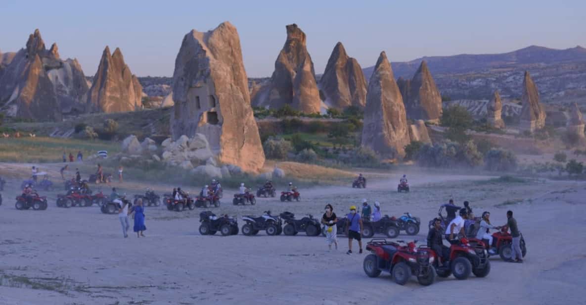 Göreme: Cappadocia Sunset ATV Tour - From Göreme pickup to your first ATV lesson