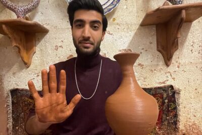 Historical Pottery Making in Cappadocia - First Stop: The Pottery Workshop and the Show Setup
