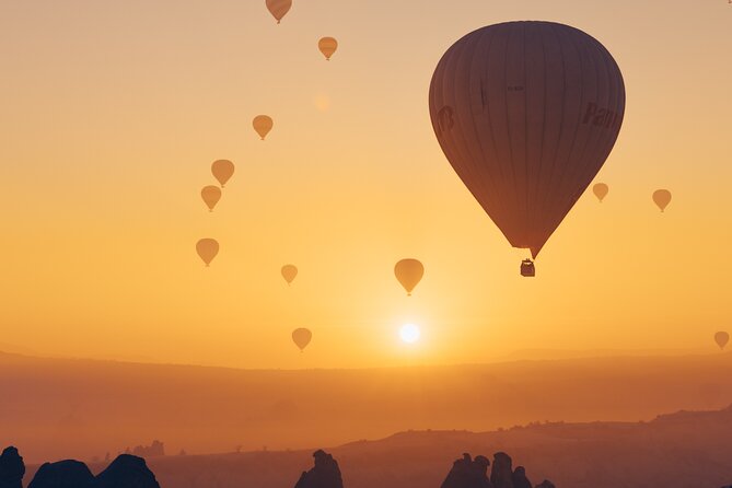 Hot Air Balloon Flight in Cappadocia with Experienced Pilots - The flight route: red valleys, volcanic shapes, and fairy chimneys
