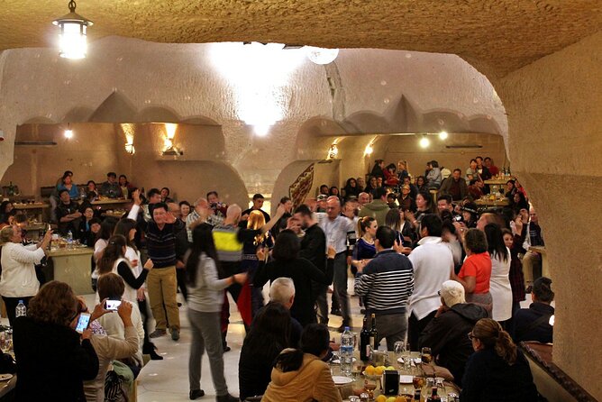 Turkish Night at Cave Restaurant with Dinner and Unlimited Drinks - The 3-Hour Show: Folk Dances, Belly Dance, and the Stage Energy