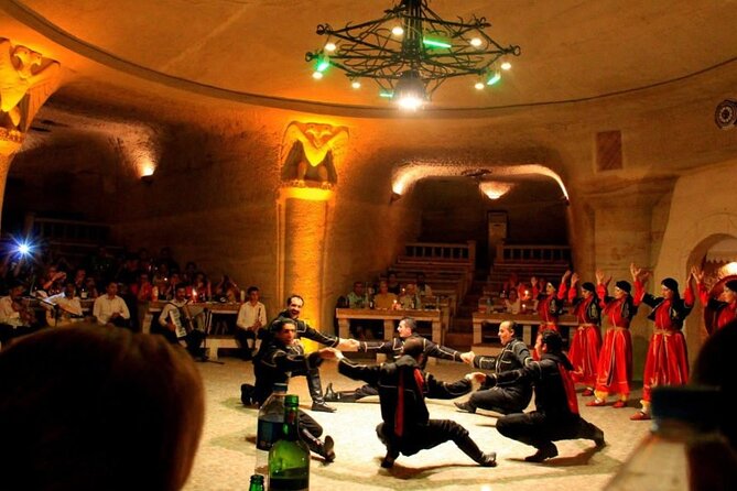 Turkish Night at Cave Restaurant with Dinner and Unlimited Drinks - Dinner in the Cave: Mezes, Traditional Mains, and Dessert Timing