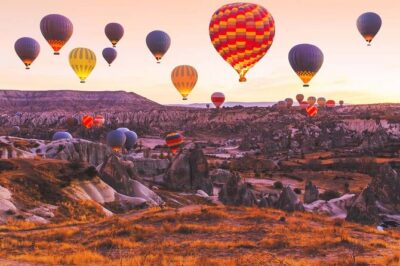 Watching Balloons on Cappadocia Sky(People Have Fear of Heights) - Stop 1: watching balloon prep up close (and taking photos low to the ground)